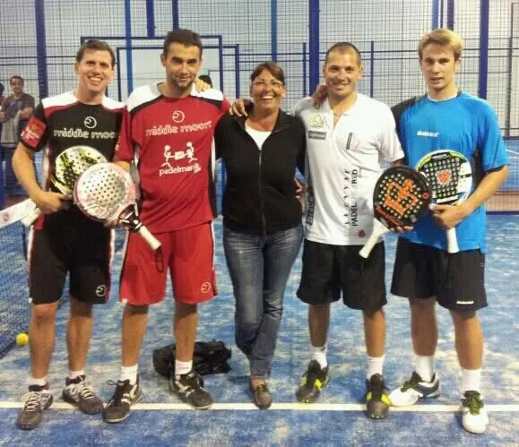 Partido de pádel en Lanzarote